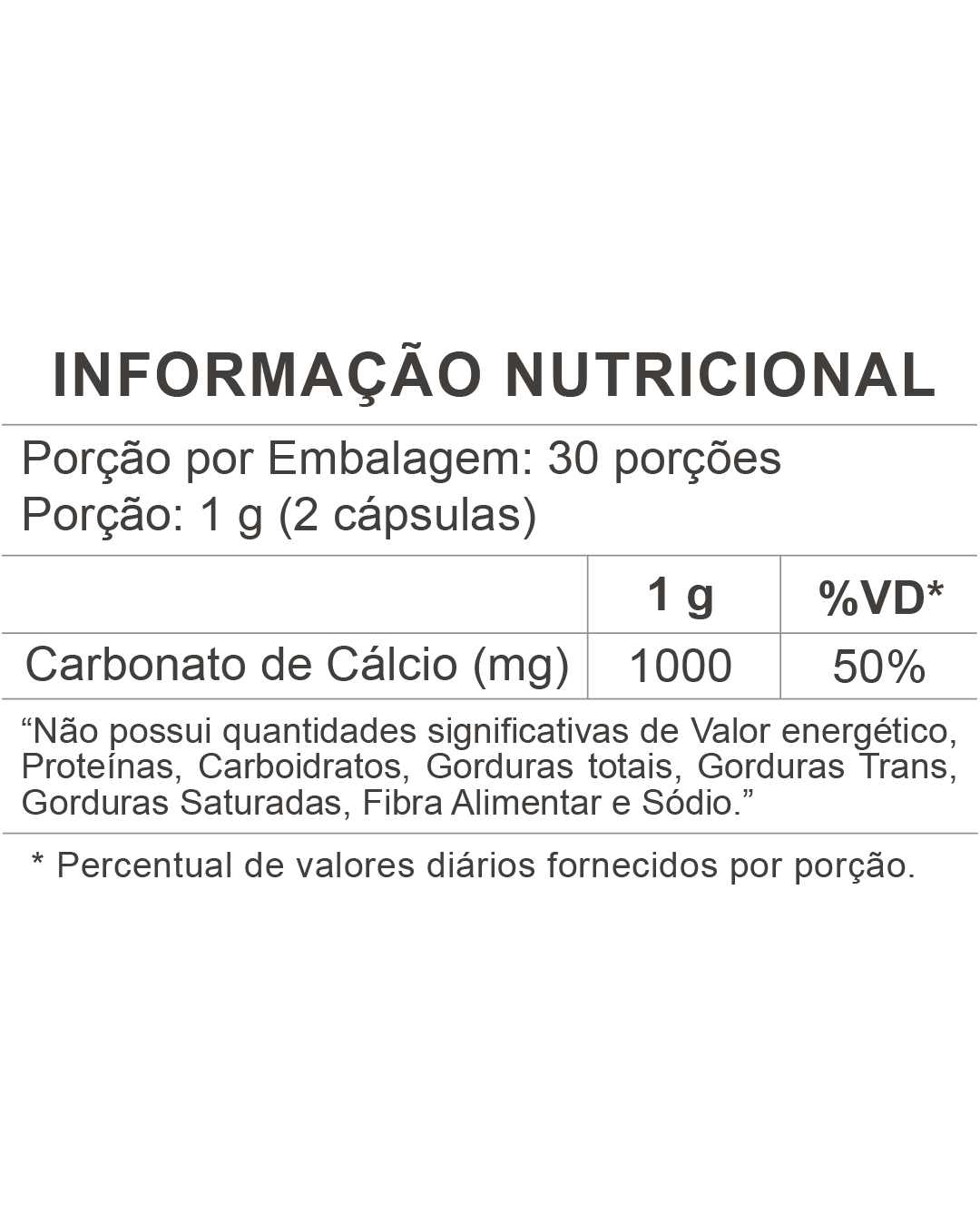 carbonato de cÁlcio